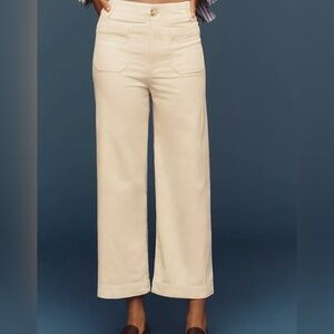 The Colette Corduroy Crop Wide-Leg Pants